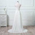 NumberSea Robe De Mariee Longue Suknia ślubna Vestidos Satin Robe de mariée Robe De Soiree Longue Formelle Simple Vestido De Novia Future Mariée