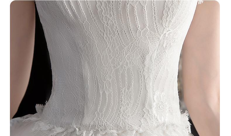 NumberSea Vestido De Noiva 2021 New Front Short Long Back Strapless Wedding Dress Sweet Bride Dress With Train Custom Made Wedding Gown L