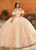 Abito da Quinceañera con Maniche a Sbuffo di Mary's Bridal MQ2159