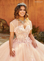 Puff Sleeves Quinceanera Dress by Mary's Bridal MQ2159