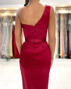 Rote Abendkleider kurz | Einfaches Cocktailkleid