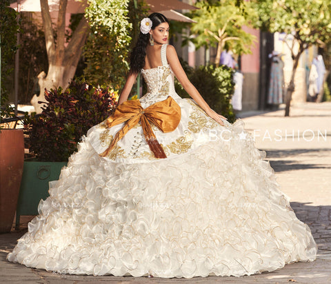 Rose Charro 2-teiliges Quinceanera-Kleid von Ragazza M45-145