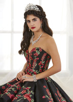 Rose Charro Quinceanera Dress by House of Wu 26892