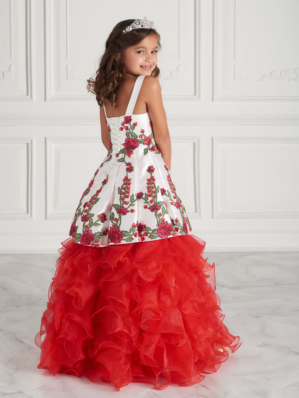 Rose Charro Quinceanera Dress by House of Wu 26892