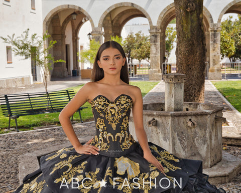 Gerüschtes Charro Quince Kleid von Ragazza M13-113