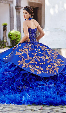 Gerüschtes Charro Quince Kleid von Ragazza M12-112