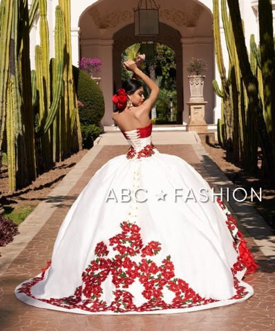 Gerüschtes Charro Quince Kleid von Ragazza Fashion M25-125