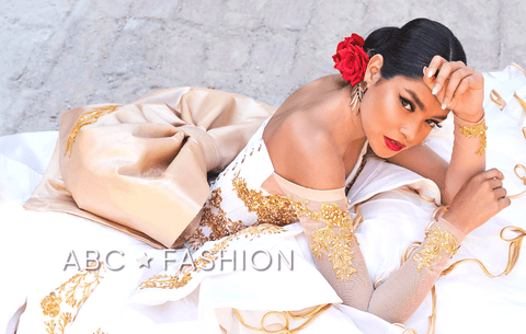 Gerüschtes Charro Quinceanera-Kleid von Ragazza M29-129