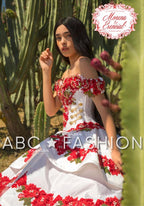 Floral Charro Quince Dress by Ragazza MV17-117