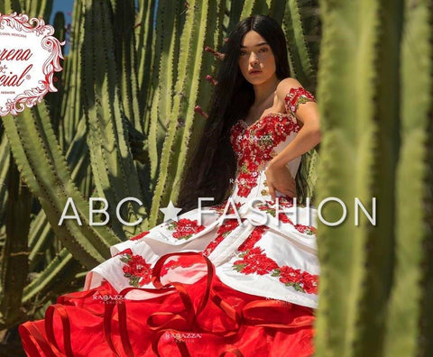 Geblümtes Charro-Quittenkleid von Ragazza MV17-117