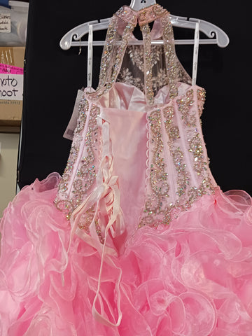 Quinceanera-Kleid mit Rüschen-Illusion von House of Wu 26871