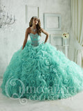 Abito da Quinceañera con Balze e Minigonna di House of Wu 26801