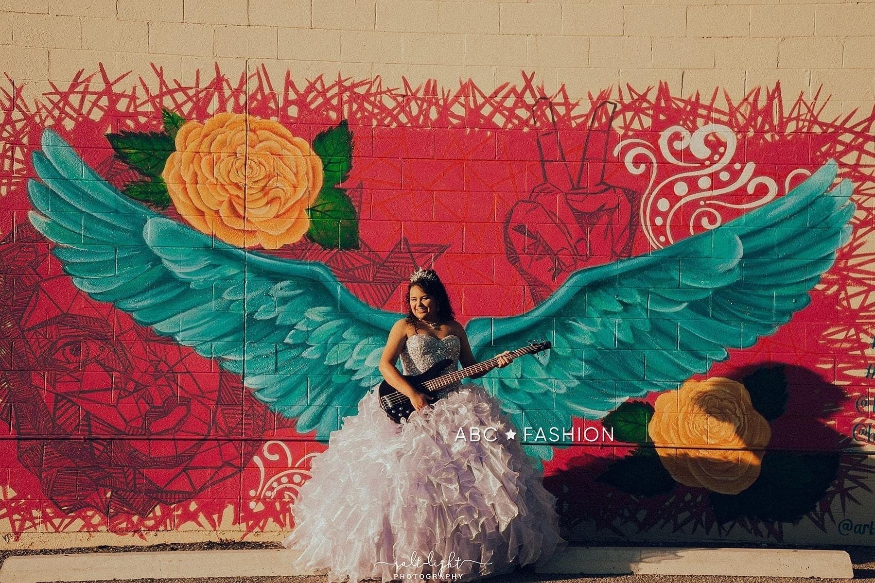 Ruffled Strapless Quinceanera Dress by House of Wu 26833