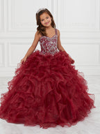 Ruffled Strapless Quinceanera Dress by House of Wu 26833