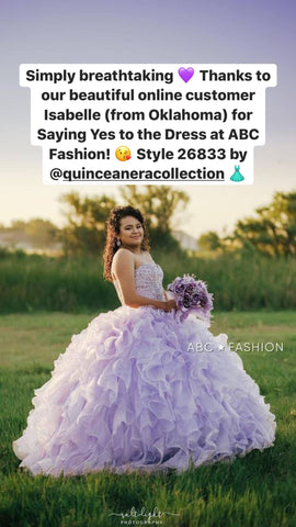 Trägerloses Quinceanera-Kleid mit Rüschen von House of Wu 26833