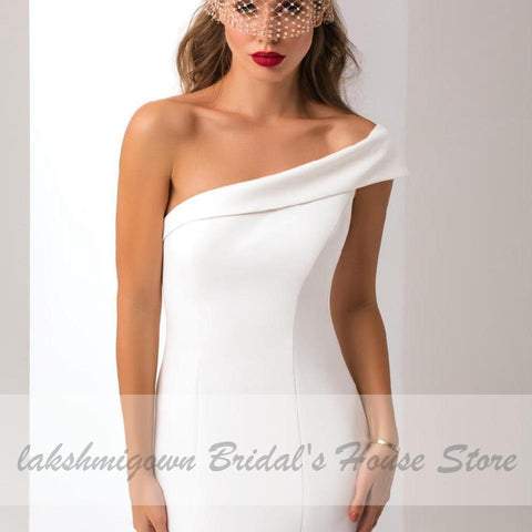 NumberSea Satin Abnehmbarer Rock Brautkleid Meerjungfrau Elegant