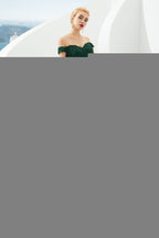 Sexy schulterfreies Meerjungfrau-Abend-Partykleid, rückenfreies Tüll-Ballkleid