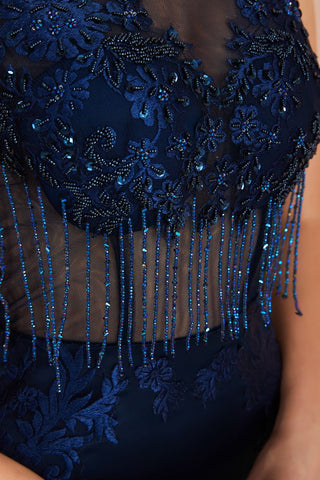 Vestido de baile sereia sexy sem mangas, costas nuas, cetim com lantejoulas brilhantes