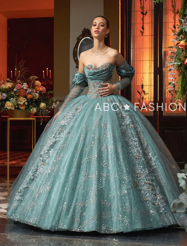 Transparentes Korsett-Quinceanera-Kleid von Ragazza EV09-609