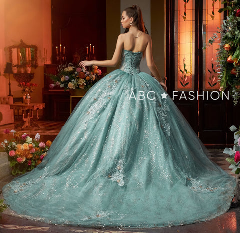 Transparentes Korsett-Quinceanera-Kleid von Ragazza EV09-609