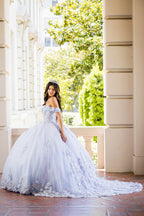 Sheer Corset Sweetheart Ball Gown by Petite Adele PQ1022