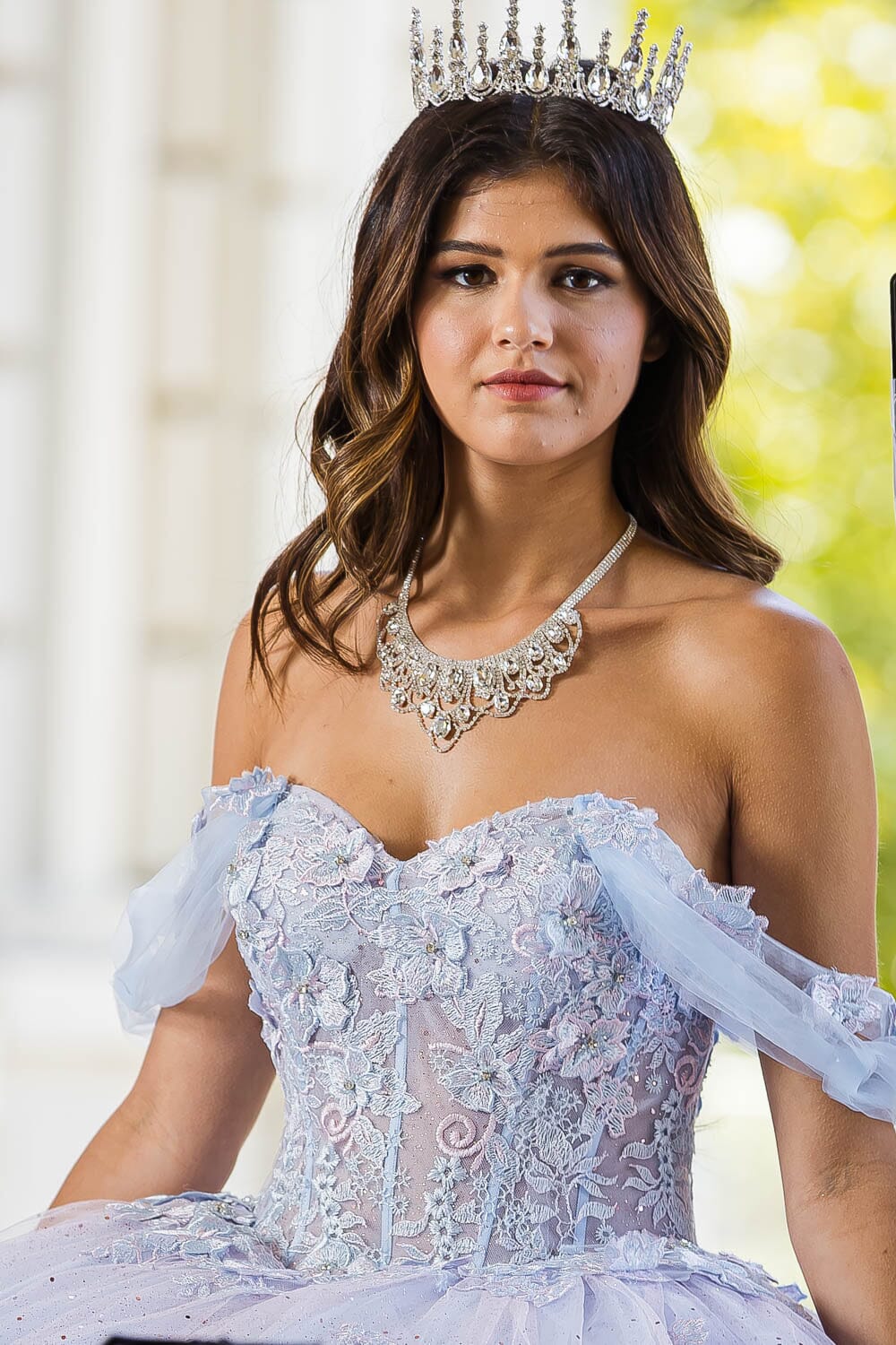 Sheer Corset Sweetheart Ball Gown by Petite Adele PQ1022