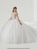 Robe de Quinceañera à Manches Longues Transparente par House of Wu 26009