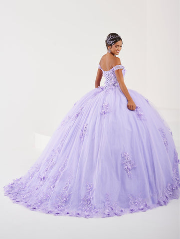Transparentes schulterfreies Quinceanera-Kleid von Fiesta Gowns 56496
