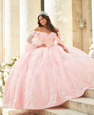 Kurzes Cape Quinceanera-Kleid von House of Wu 26029
