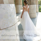 NumberSea Short Front Back Long Elegant Bridal High Low Wedding Dresses