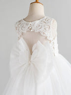 Short Princess Tulle Wedding First Communion Birthday Flower Girl Dresses