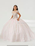 Robe de Quinceañera à Manches Courtes par House of Wu 26007