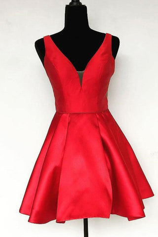 Einfaches kurzes Satin-Ballkleid, Lavendel, Heimkehrkleid, PD319