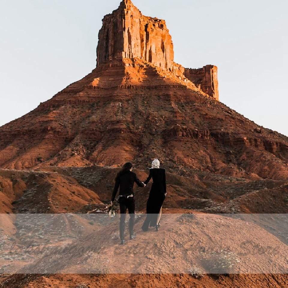 NumberSea Simple Sexy Black Wedding Dress Long Sleeves