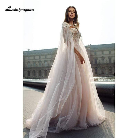 NumberSea Ärmelloses Bohe Beach A-Linien-Brautkleid