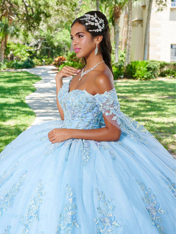 Ärmelloses Cape Quinceanera-Kleid von House of Wu 26074