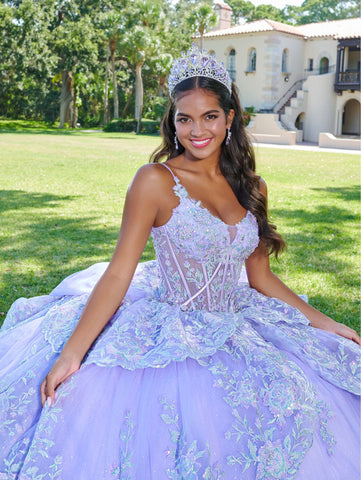 Ärmelloses Cape Quinceanera-Kleid von House of Wu 26077