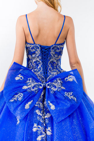 Ärmelloses Glitzer-Ballkleid von Elizabeth K GL1927