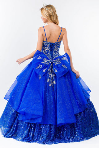 Ärmelloses Glitzer-Ballkleid von Elizabeth K GL1927