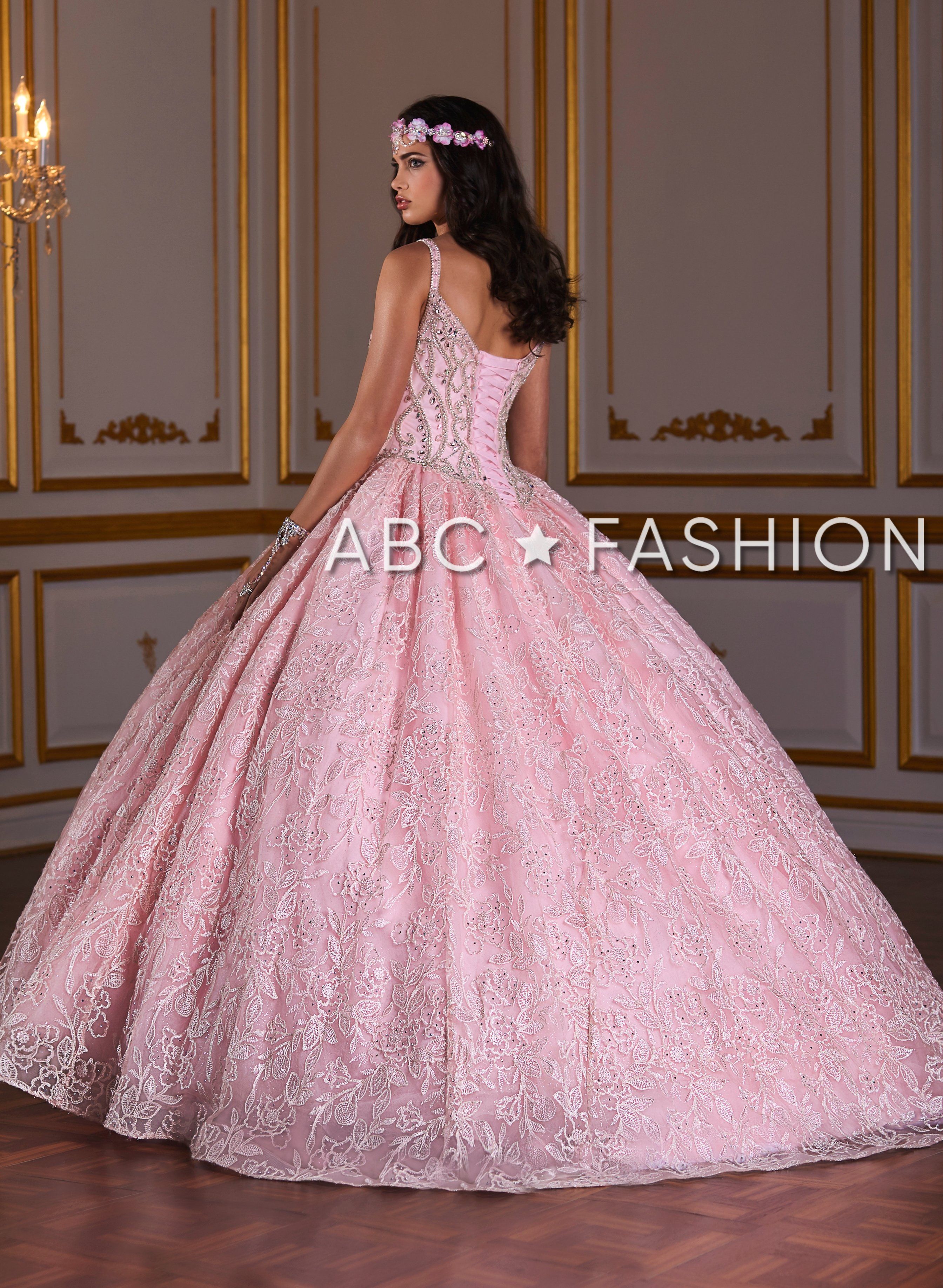 Sleeveless Lace Quinceanera Dress by House of Wu 26940