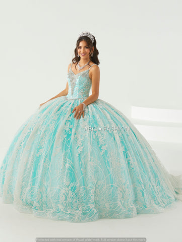 Ärmelloses Quinceanera-Kleid von House of Wu 26003