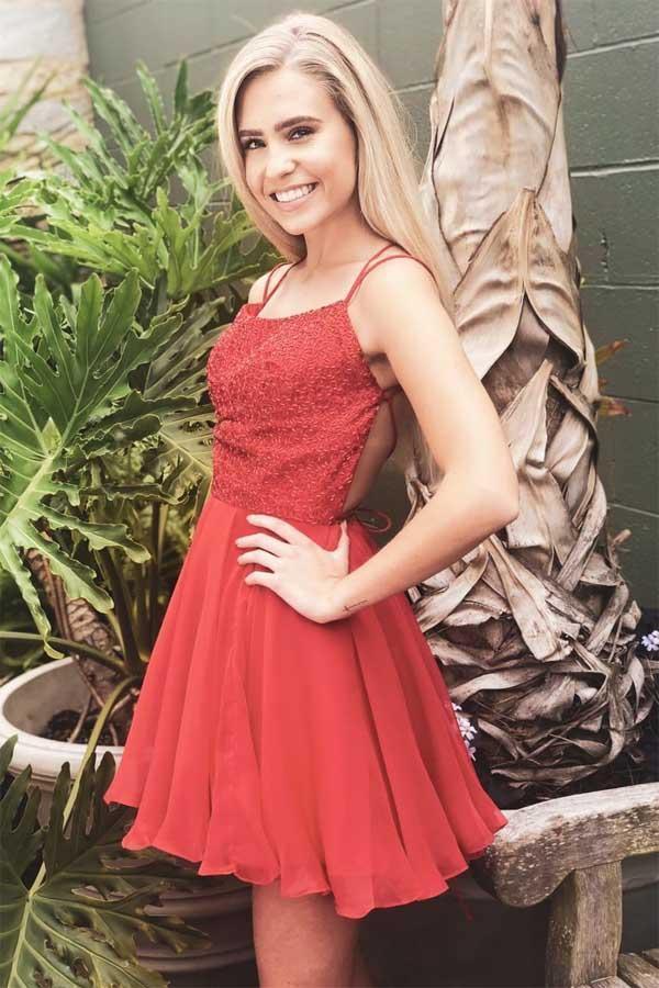 Vestido Corto de Baile de Gala Azul con Lentejuelas Brillantes Vestido de Bienvenida PD315