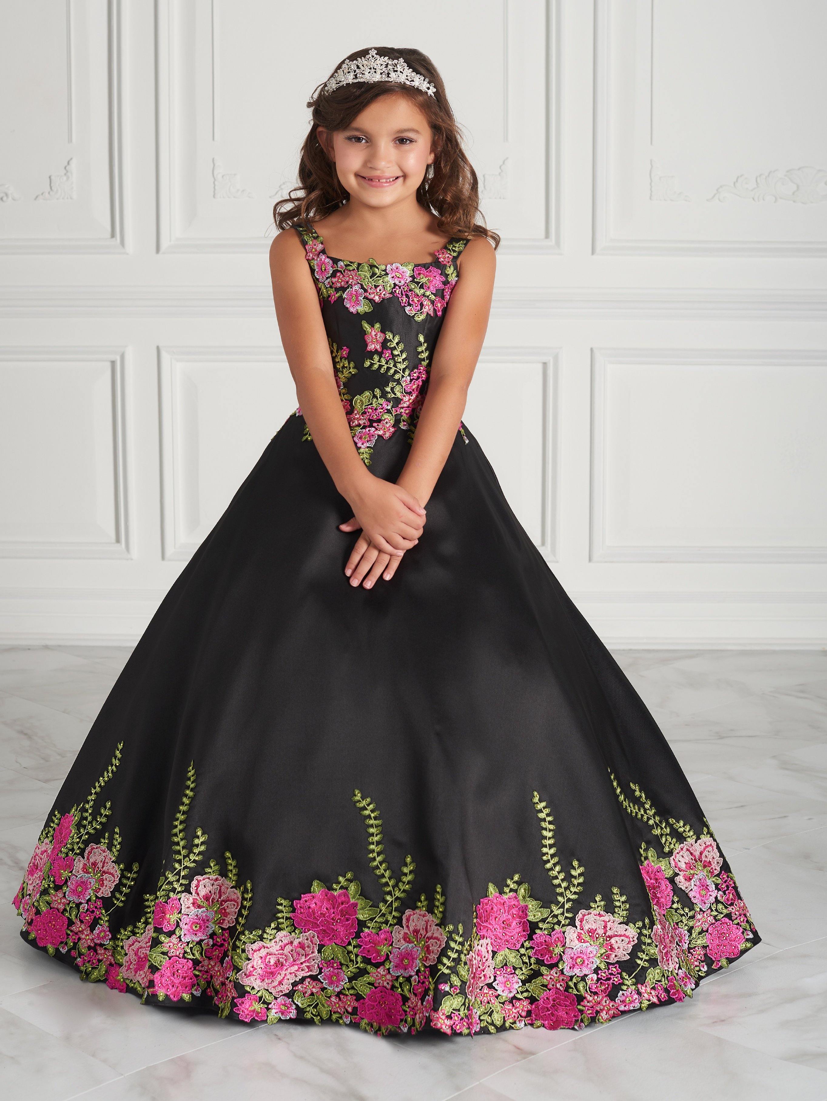 Strapless Floral Embroidered Quinceanera Dress by House of Wu 26952