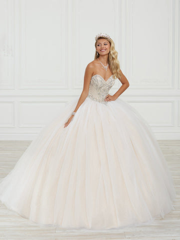 Trägerloses Quinceanera-Kleid von Fiesta Gowns 56415