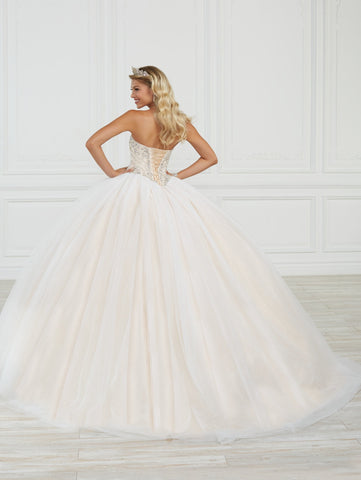 Trägerloses Quinceanera-Kleid von Fiesta Gowns 56415