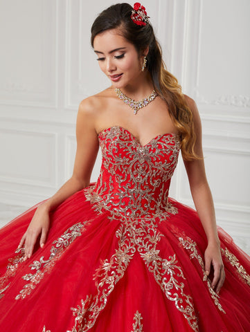 Trägerloses Quinceanera-Kleid von Fiesta Gowns 56426