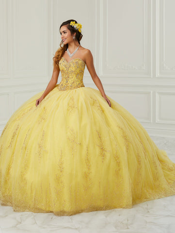 Trägerloses Quinceanera-Kleid von Fiesta Gowns 56427