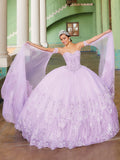 Abito da Quinceañera senza Spalline di House of Wu 26988