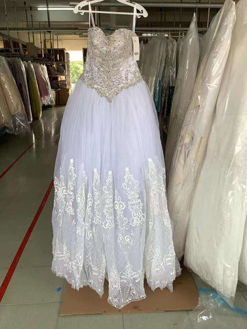 Vestido de festa de quinze anos sem alças da House of Wu 26988