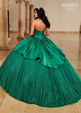 Trägerloses Quinceanera-Kleid von Mary's Bridal MQ1097